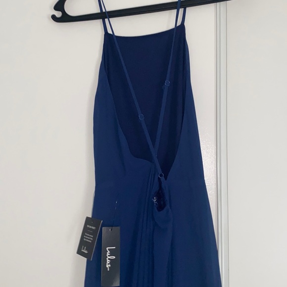 Navy Maxi Dress - Picture 3 of 4